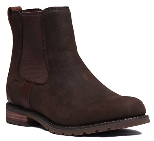 Botas Ariat Wexford H2O Java de cuero premium, calzado impermeable de lujo talla 40 EU