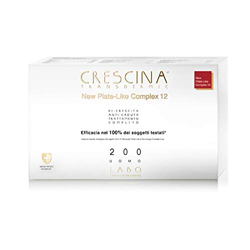 Crescina 200 Homme ampoules repousse et anti-chute de cheveux soin transdermique complex 12