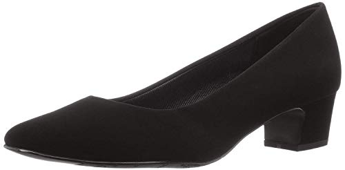 Easy Street Women's Prim Dress Pump, Black Lamey, 5.5