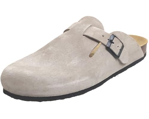 Sabot homme Plakton Beige chaussure d'intérieur confortable en feutre