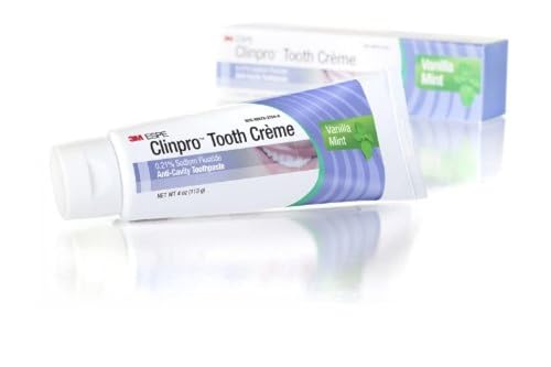3M ESPE 12117 Clinpro Tooth Creme 0.21% NAF Anticavity Toothpaste, Vanilla Mint (Pack of 1)