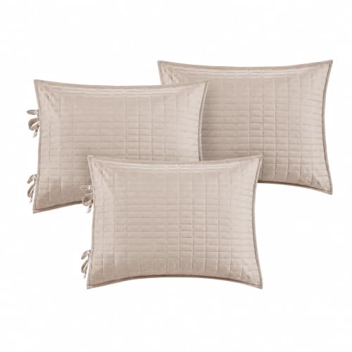 Image of Comfort Spaces Daybed Cover - Luxe Double Sided-Quilting, All Season Cozy Bedding with Bedskirt, Matching Shams, Kienna Blush 75 inchx39 inch 5 Piece