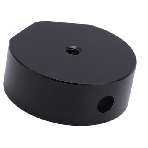 Adattatore Universale per Montaggio su Treppiede Satellitare, Morsetto per Palo Filettato da 1/4 di Pollice in Lega di Alluminio per Parabola Rettangolare, , Campeggio, per (BLACK)