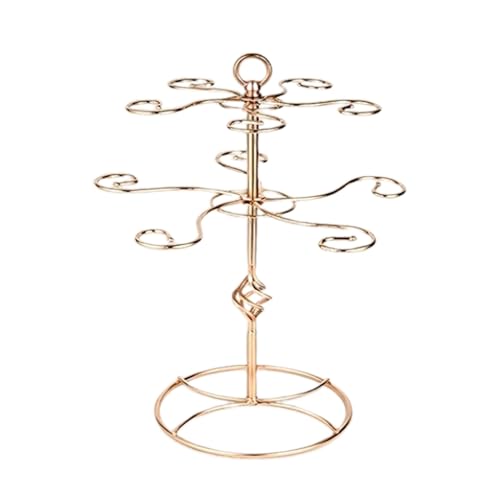 Genérico Soporte De Árbol para Cóctel - Torre para Copas de Vino con 2 Niveles y 10 Portavasos | Arbol para Champan | para Cocina Comedor Fiesta Bar Hogar Mostrador Bodas y Restaurante