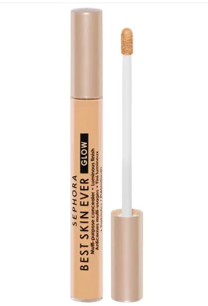 SEPHORA COLLECTION Best Skin Ever Multi-Use Hydrating Glow Concealer - 24 Yellow Beige (Fair Skin with Yellow Undertones) 0.23 fl oz / 7 mL