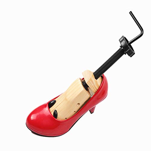 Allargascarpe 2 Pezzi Solid Pine Shoe Albero Regolabile Uomo e Donna Scarpa da Donna a 2 Vie Scarpe in Legno Shaper Albero Regolabile Tendiscarpe (Color : Natural, Size : 39 41)