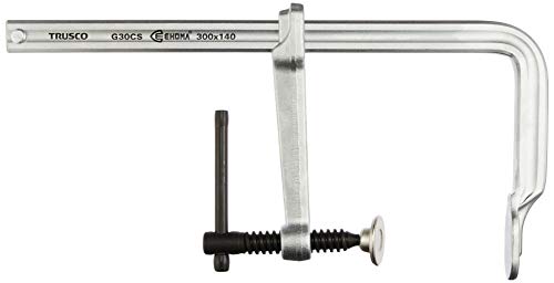 TRUSCO G-30CS Heavy Duty C-Clamp - 11.8 Inch Opening, 5.5 Inch Depth, Iron Handle
