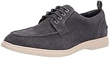 Calvin Klein Men's Todd Oxford, Charcoal Blue Suede 022, 9