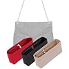 Bag Organizer for YSL LouLou Puffer Small Shoulder Bag 29L x 17H x 11D cmBlack, Style A Exposure