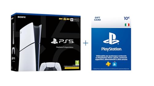 Playstation 5 Console Edizione Digital Slim + 10€ PlayStation Store Gift Card