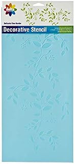Plaid:Delta Magic Decorative Stencils-Delicate Vine Border 8.25 x 18-inch