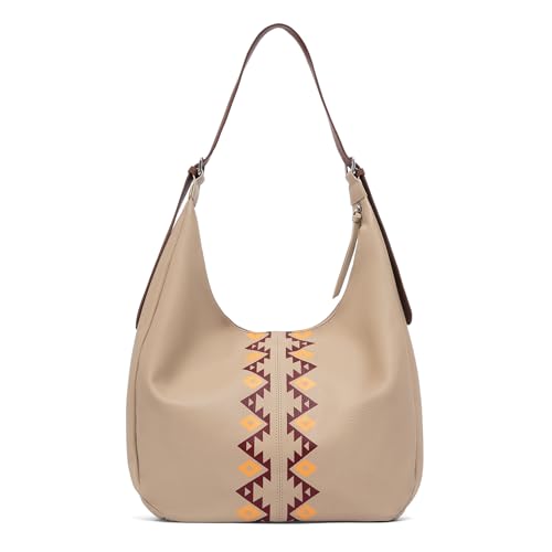 Image of NEWBELLA Hobo Purse, PU Leather Shoulder Bag, Tote Handbag for Work and Travel