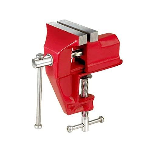 TABLE BABY VICE REVOLVING CLAMP PROFESSIONAL FIXED BASE with BENCH MOUNTED CLAMP (40mm)-image-8