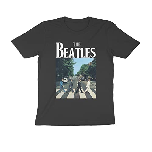 T-Shirt Beatles Abbey Road Noir Enfant 1-2 Ans