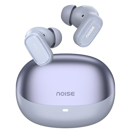 Image of Noise Buds Connect 3 Truly Wireless Earbuds with 40H of Playtime, Quad Mic with ENC, Low Latency, 10mm Driver, BT V5.4(Wild Lavender)