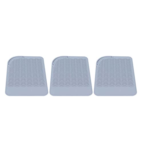 Almohadilla de silicona térmica multiuso 3 piezas gris miniatura 5