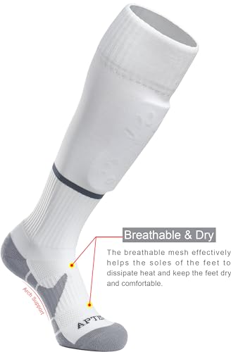 Image of APTESOL Knee High Sport Soccer Baseball Socks for Youth Boys Girls (1 /3 /5 Pairs)