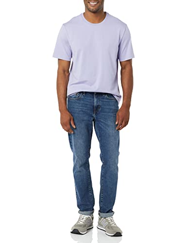 Image of Amazon Essentials Men's Slim-Fit Crewneck Short Sleeve Cotton T-Shirts