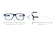 Lesebrille Alabama Blau +1,00