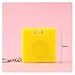 Square 1M Retractable Ruler New Keychain Construction Tools(Yellow)