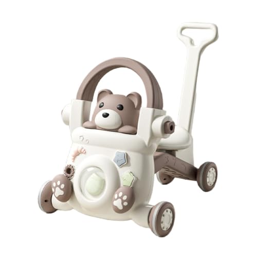 Diexgiy 多機能ウォーカー ベビー 幼児用 ベビーカー O脚転倒防止 1歳児用 歩行補助玩具 (レッド)