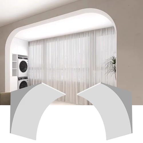 Kit de arco de espuma para puerta DIY que elimina los marcos rectos sosos de forma fácil y limpia 2