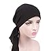 Produktbild Tukistore Frauen Chemo Hut Baumwolle Kopfbedeckung Mützen Weich Muslimische Kopftuch Bandana Headscarf für Chemo Krebs Haarverlust
