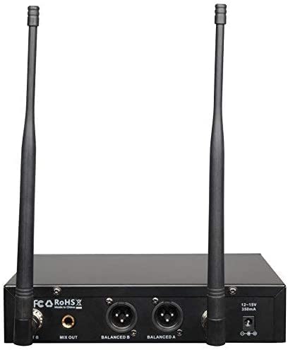 Innopow 200-Channel Wireless Lavalier Microphone, Dual Uhf Bodypack Cordless Lavalier Mic System Set, Auto Scan, Long Range 200-240Ft, 16 Hours Use Ideal For Speaking, Classroom 2022 333B… #TOP4