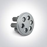 Aluminio ONE Light - 10106NA/AL/W/35 R111 LED de aluminio WW 6x3w 35d 350/700mA