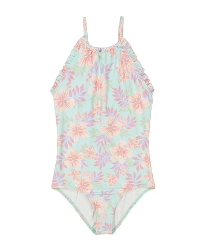 Image of Billabong Girls' One-piece Swimsuit with UPF 50+ Sun Protection, Quick Drying Bathing Suit