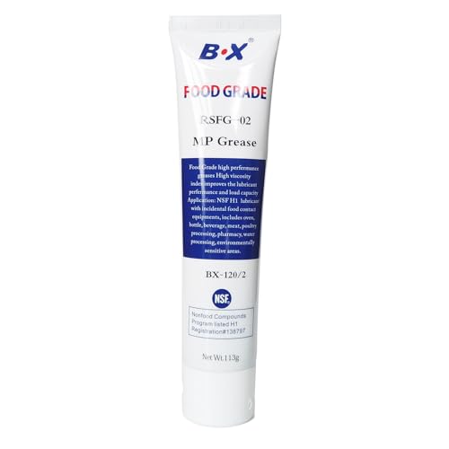 Food Grade Grease Food Safe Machine Lubricant for Frozen Dessert Equipment, O-Ring Lubricants 1X4oz