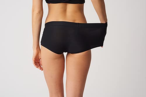 Chantelle Womens Soft Stretch One Size Boyshort Boy Short Panties, Black, One Size Us #TOP1