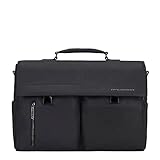  PIQUADRO Ronnie Cartella in pelle 43 cm Scomparto per laptop