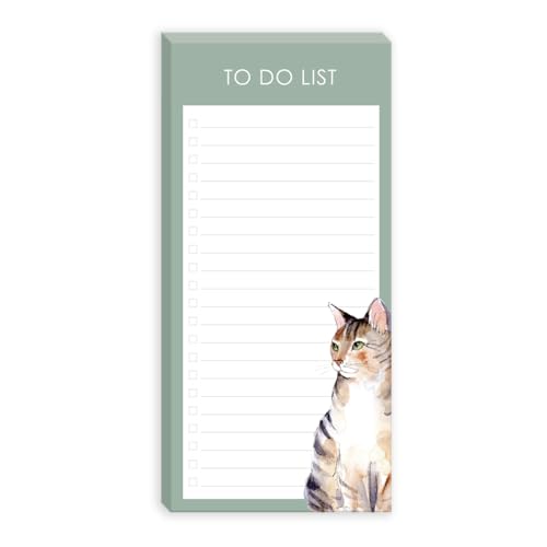 Image of Punch Studio Watercolor Pets Cats Notepad, Listpad and Magnet Set (59255)