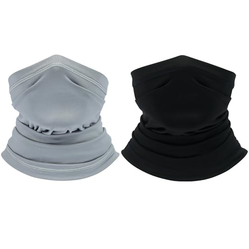 Image of UV Protection Cooling Neck Gaiter Face Mask Scarf for Men - Windproof Neck Cover Bandana Neck Warmer Mask