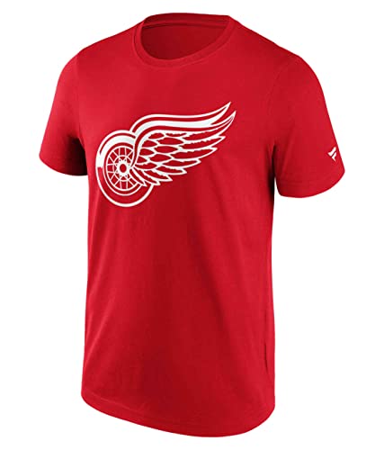 T-shirt NHL Detroit Redwings vêtement de sport Fanatics rouge