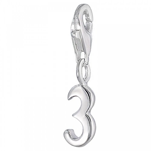 MELINA - Ciondolo a forma di numero/numero 3, in