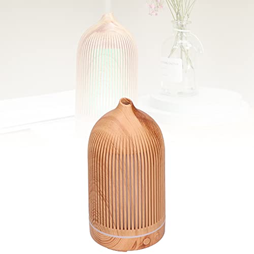 Difusor de aire silencioso de 200 ml y grano de madera con conexion USB 4