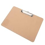 JOINPAYA A4 Klemmbrett mit Verstellbarer Flacher Klemme Schreibunterlage aus Hochdichtem Karton...