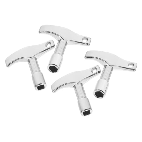 GLSTOY 4pcs Music Drum Key Tuning Wrench Set Zinc Alloy Drum Key Adjustment Tool for Beginners