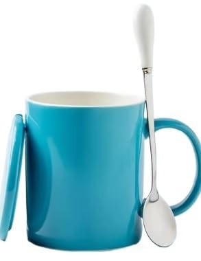 Taza de café de cerámica de Fondo Plano de Colores, Familia, Tazas de Porcelana para café y té (4 Unidades)