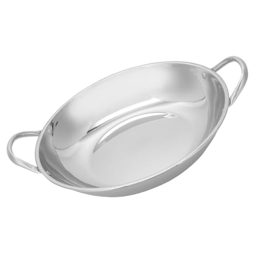 Wok de acero inoxidable STOBAZA con doble mango miniatura 1