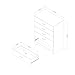 South Shore Step One 5-Drawer Chest, Pure White