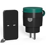 Facilité d'utilisation : Vous n'avez pas besoin d'installer d'application, de faire des câblages supplémentaires ou de demander l'aide d'un électricien. Après avoir apparié la prise avec le télécommandeur, vous pouvez l'utiliser immédiatement. offrant une commande électrique pratique pour l'éclairage de jardin, les PART (grillades) et les outils électriques pour le jardinage