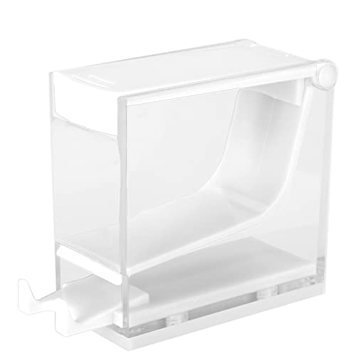 Cotton Roll Dispenser, Dentist Cotton Roll Dispenser Divider Press Type Holder Blue (White)