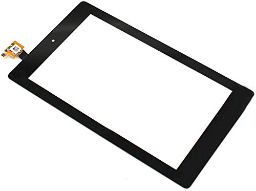 YEECHUN New Black 7\" Glass Digitizer Touch Screen Replacement for Amazon Fire 7th Gen 2017 SR043KL Release (for 7th Generation 2017 Release)