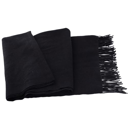 Winter Warm Cashmere Scarf for Women and Men Pashmina Tassels Shawls and Wraps Long Blanket Scarf3
