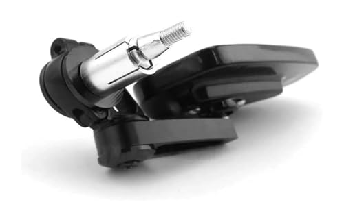 Espejo retrovisor universal de 22 mm para manillar de moto y scooter en color negro