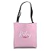 Custom Riley Gift Personalized Name Flowers Floral Pink Tote Bag
