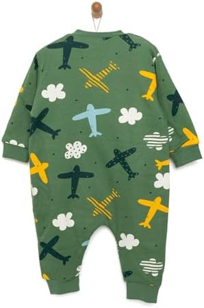 HelloBaby HelloBaby Erkek Bebek Uyku Tulumu Bisiklet Yaka Uzun Paça Uzun Kol - Görsel 2